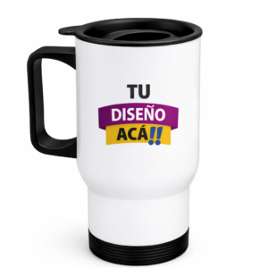 Taza viajera con asa 430ml Personalizada