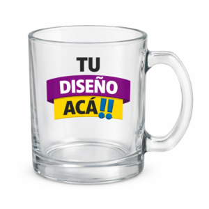 Taza de vidrio Personalizada